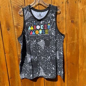 Disney Mickey Mouse Black Tank Top